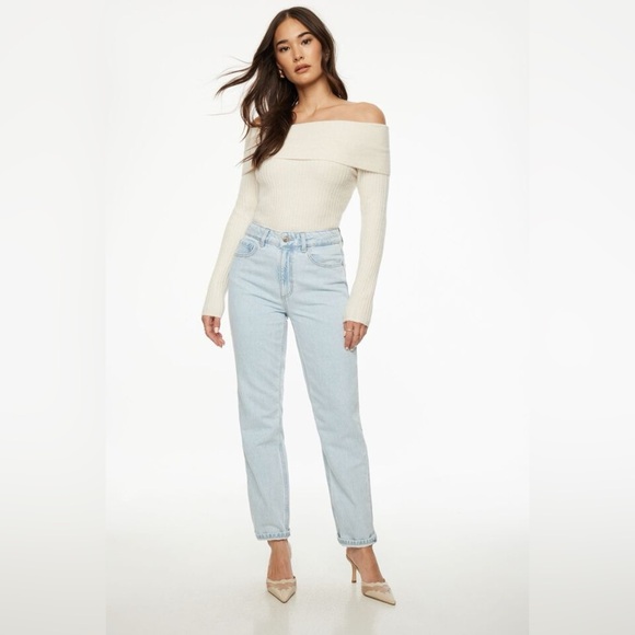 Dynamite Denim - Dynamite Claudia Mom Jeans - Light Wash - Size 29 (8)